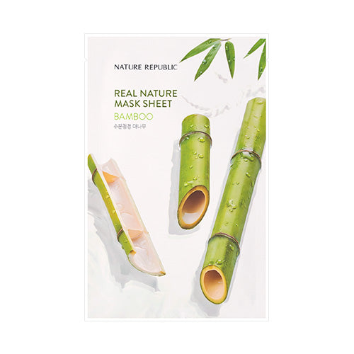 [Nature Republic] Real Nature Mask Sheet Bamboo 23ml x 10