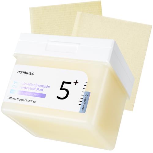 [Numbuzin] No.5 Vitamin-Niacinamide Concentrated Pad 180ml(70Pads)