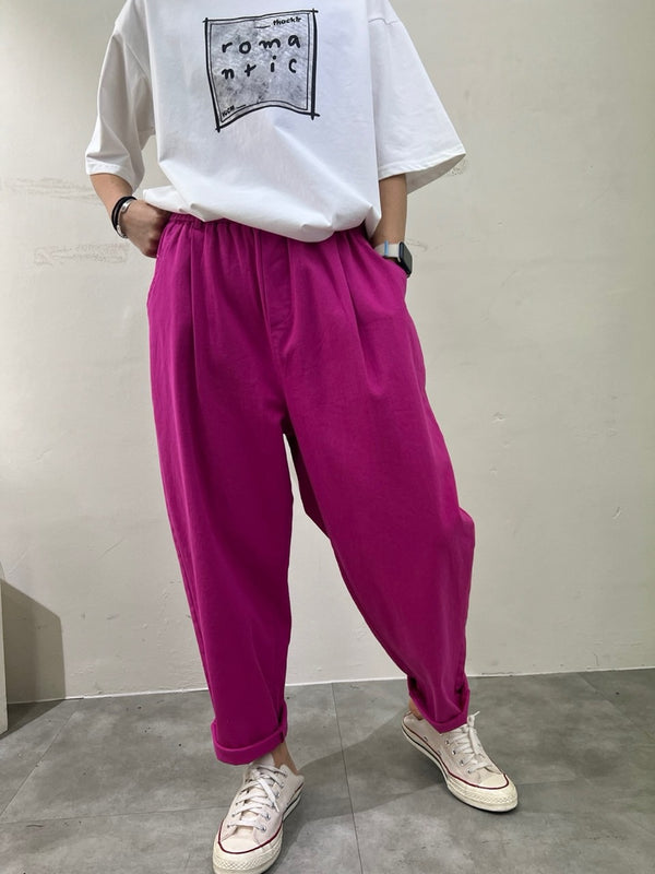 Breezy Cotton Tapered Pants